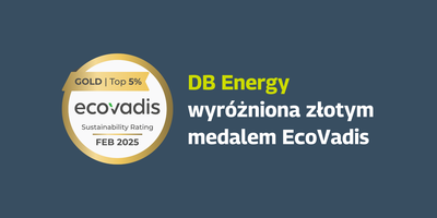 EcoVadis - złoto dla DB Energy - okładka